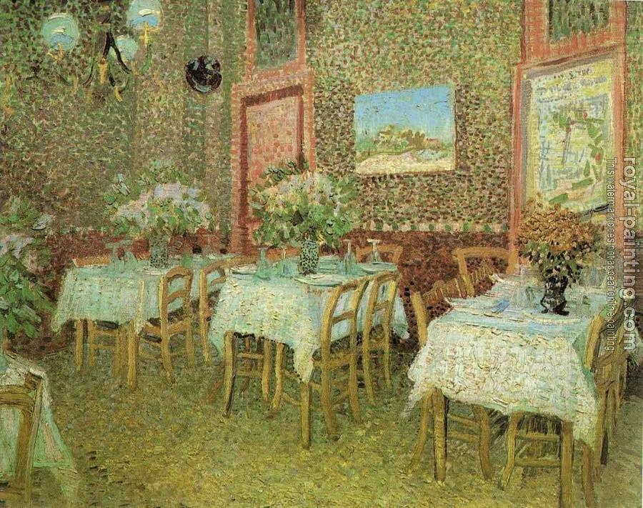 Vincent Van Gogh : Interior of a Restaurant III